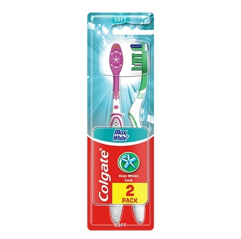 COLGATE szczoteczka Max White miękka Duopack