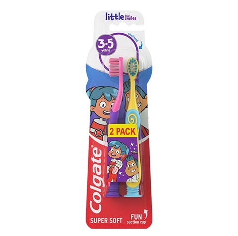 COLGATE szczoteczka Smiles Kids 3-5 lat Duopack