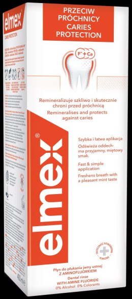 ELMEX pł/płukania jamy ustnej przeciw próchnicy 400ml/12 - 7610108006878