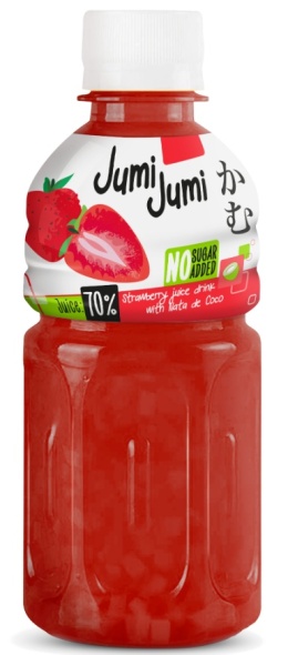 Jumi Jumi Napój truskawka 70% soku z nata de coco 320ml