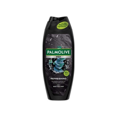 Palmolive Men Refreshing 3w1 Żel pod Prysznic do Twarzy, Ciała i Włosów 500ml