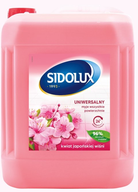 SIDOLUX Do Mycia Podłóg uniwers.Kwiat Japon.Wiśn. 5l 601 SIDOLUX Do Mycia Podłóg uniwers.Kwiat Japon.Wiśn. 5l 601